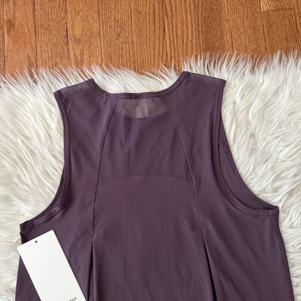 Lululemon Sculpt Cropped Tank Women’s Size 4 Flowy Grape Thistle Quick Dry NWT - Picture 11 of 11